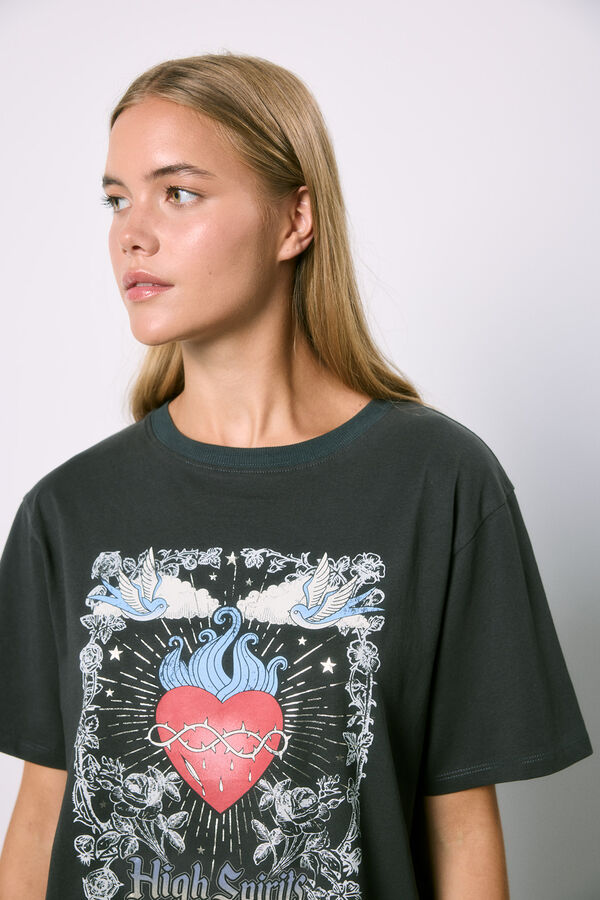 Springfield Wild heart shirt ugljensiva