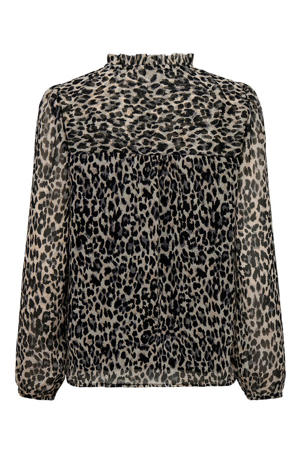 Only Blusa de gasa estampada estampado