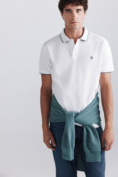 Springfield Polo piqu&eacute; contrastes slim fit