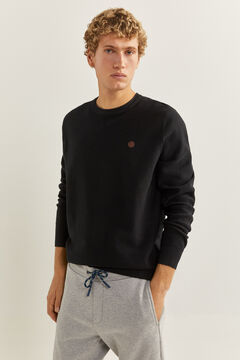 Springfield Pull textur&eacute; noir noir