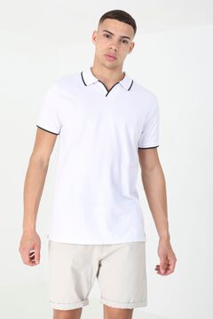 Brave Soul Polo com cor em contraste