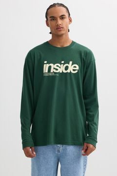 Inside Camiseta oversize manga larga