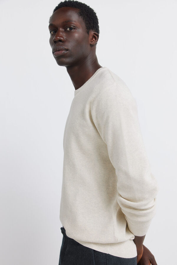 Springfield basic structured jersey grey