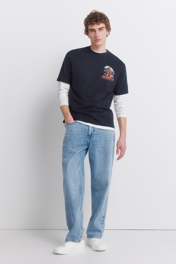 Springfield Aerosmith T-shirt blue