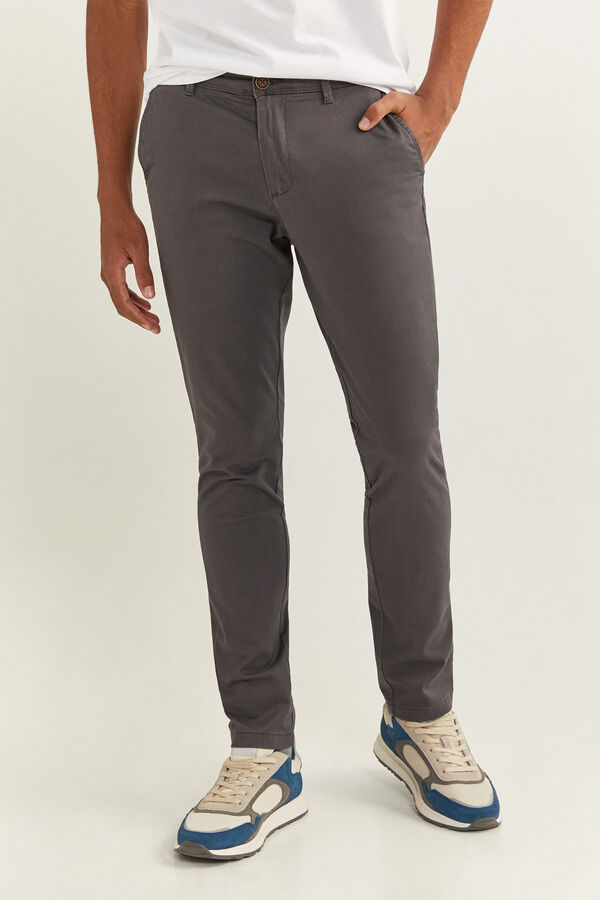 Jack & Jones Straight trousers black
