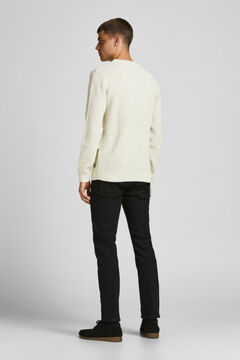 Springfield Cross-knit jumper white