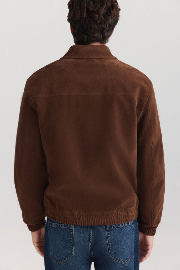 Springfield Faux leather jacket nude