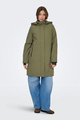 Parka corta con capucha