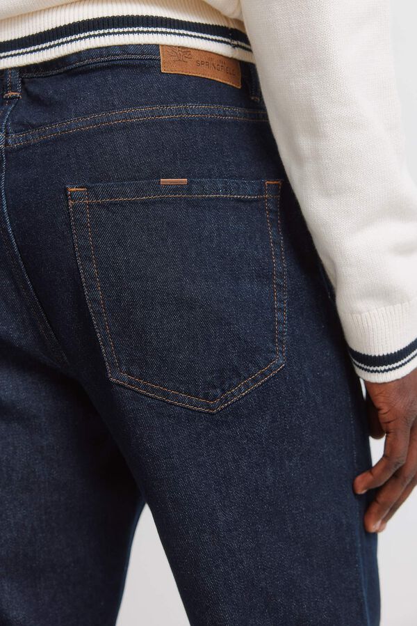 Springfield Jeans desized wash regular fit blue