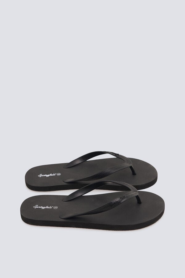 Springfield Toe post sandal black