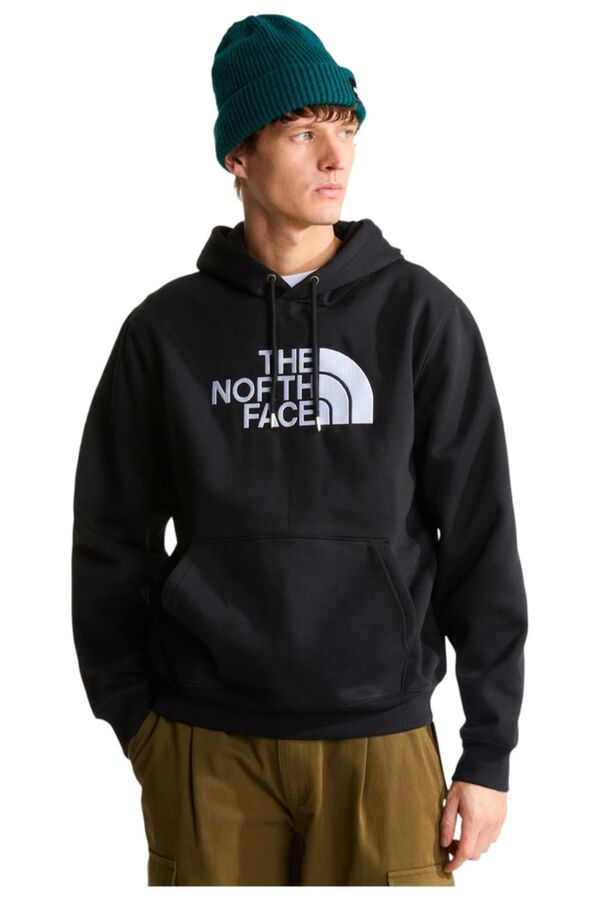 The North Face Sweatshirt com capuz e bolso preto