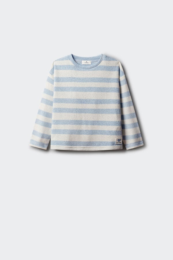 Springfield Kids Chenilla rayas ni&ntilde;a beige