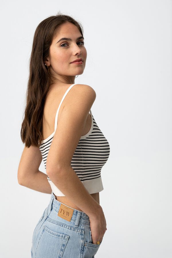 Tiffosi Young C&aacute;rdigan slim rayas white