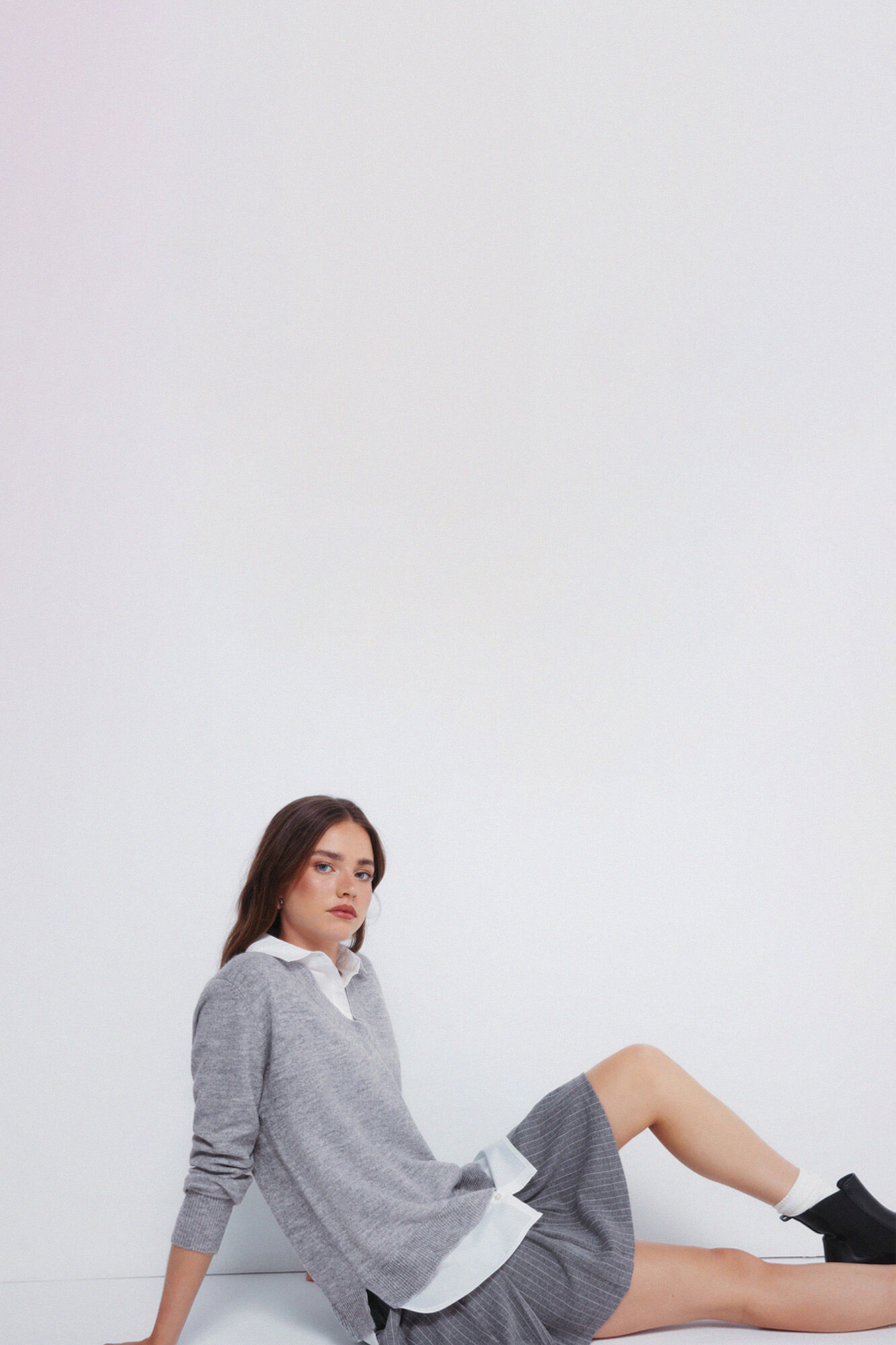 Springfield Combined shirt sweater