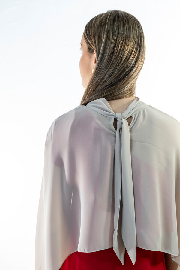 Cul Sac Short high neck cape brown