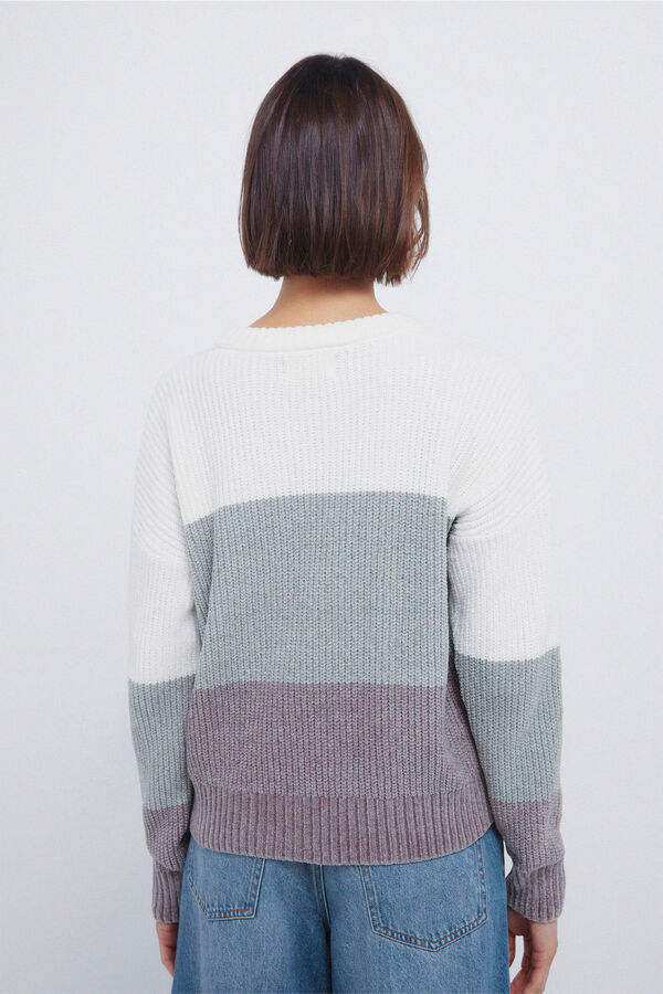 Springfield Chenille striped jumper green