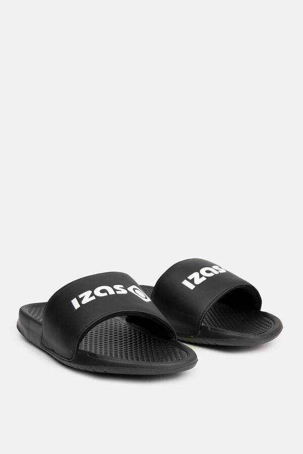 Izas Unisex slide sandals black