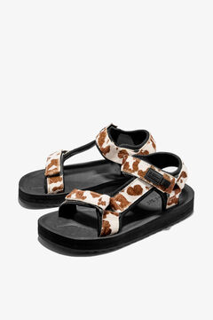 D. Franklin Sandalias trekking estampado animal