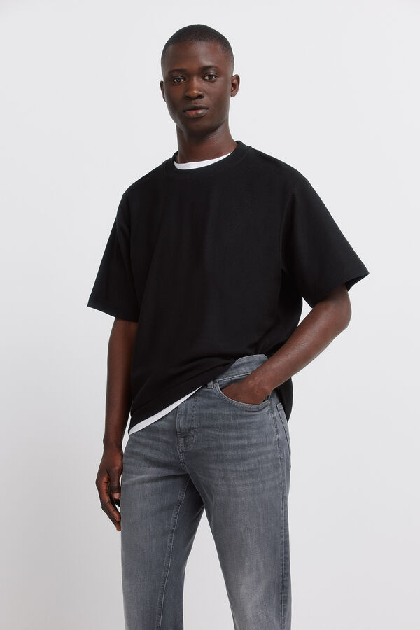 Springfield Dark grey skinny fit jeans grey