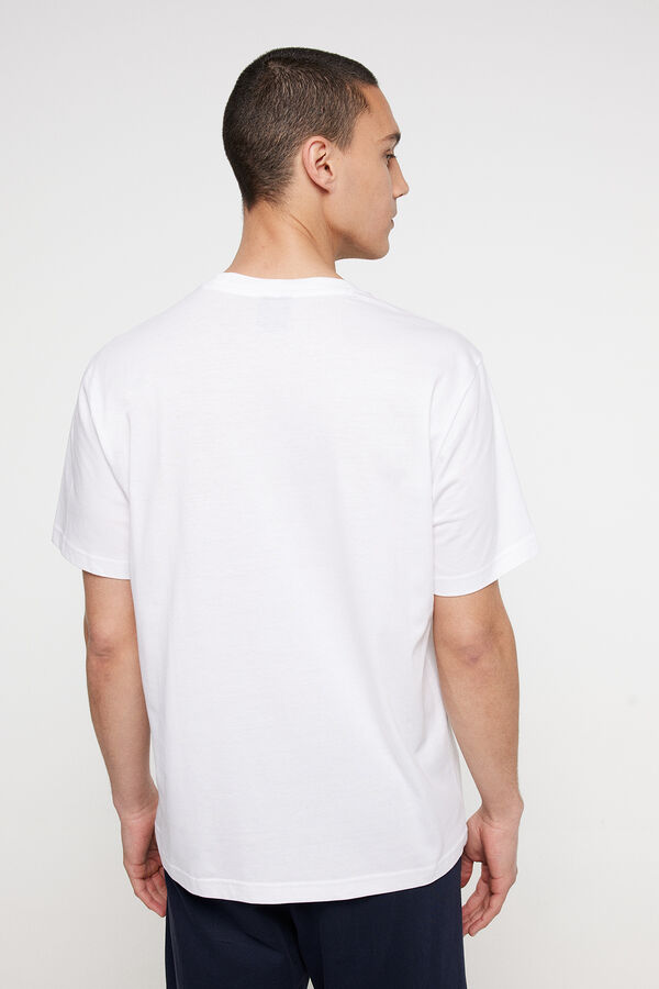 Springfield T-Shirts für Herren 2er-Pack blanco
