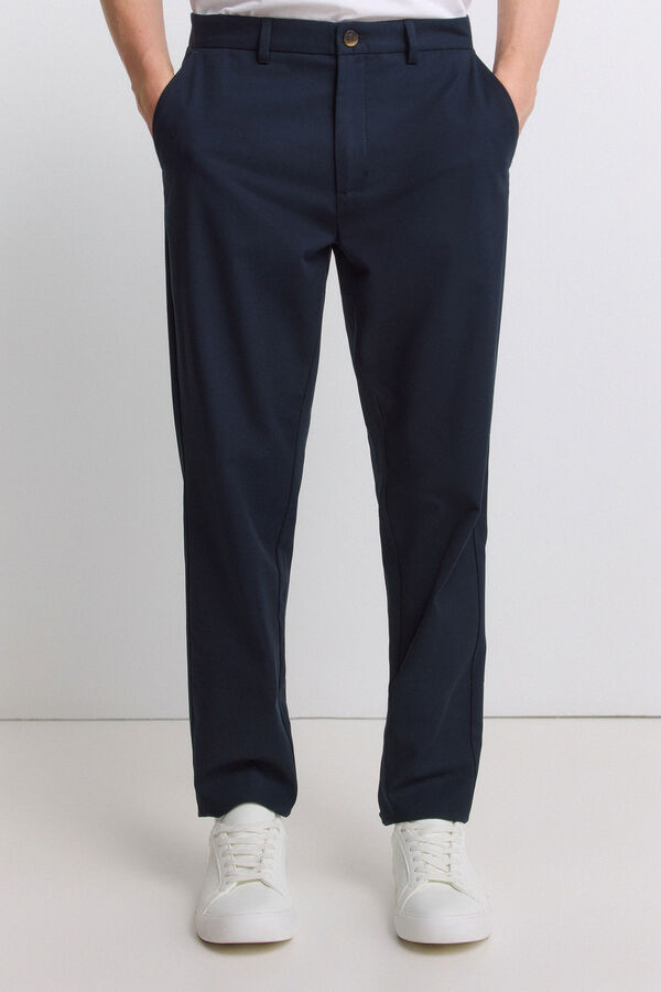 Springfield Pantal&oacute;n chino comfort fit azul