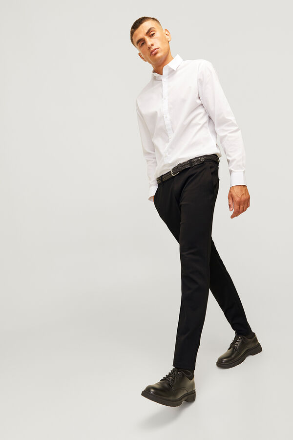 JJ REBEL Slim fit chinos black