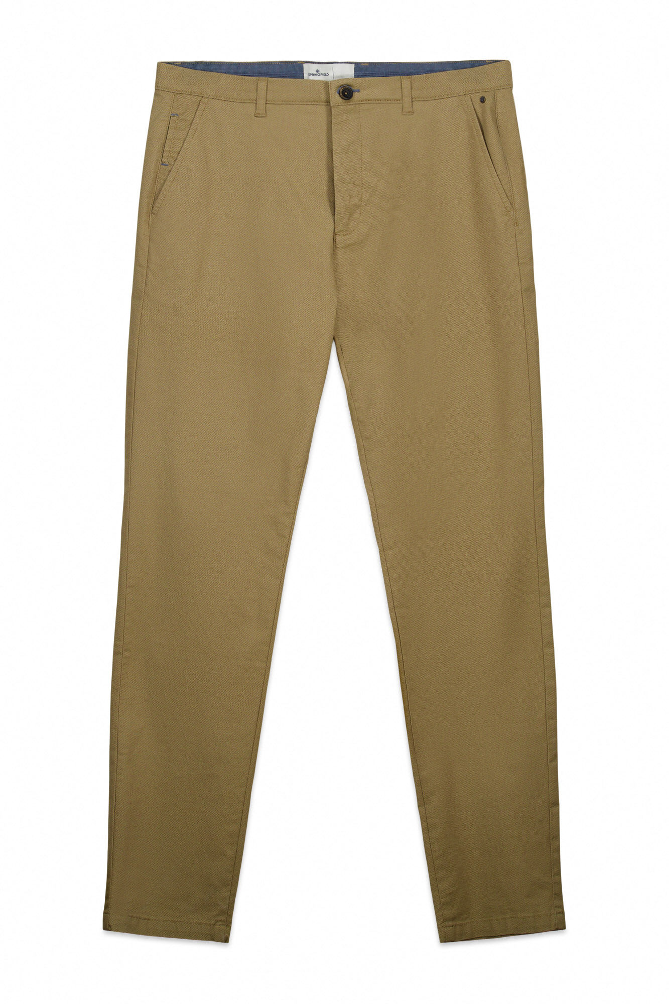 Springfield pantalon slim &agrave; micro-imprim&eacute;