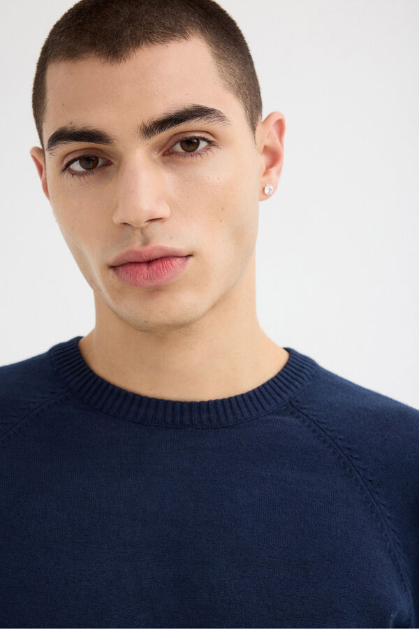 Inside Jersey B&aacute;sico azul