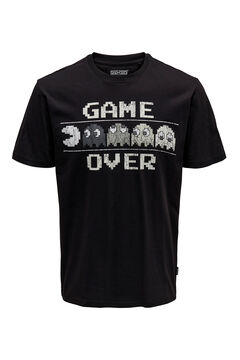 Springfield Short-sleeved "Pacman" T-shirt noir