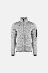 Springfield IZAS jersey-knit fleece jacket white