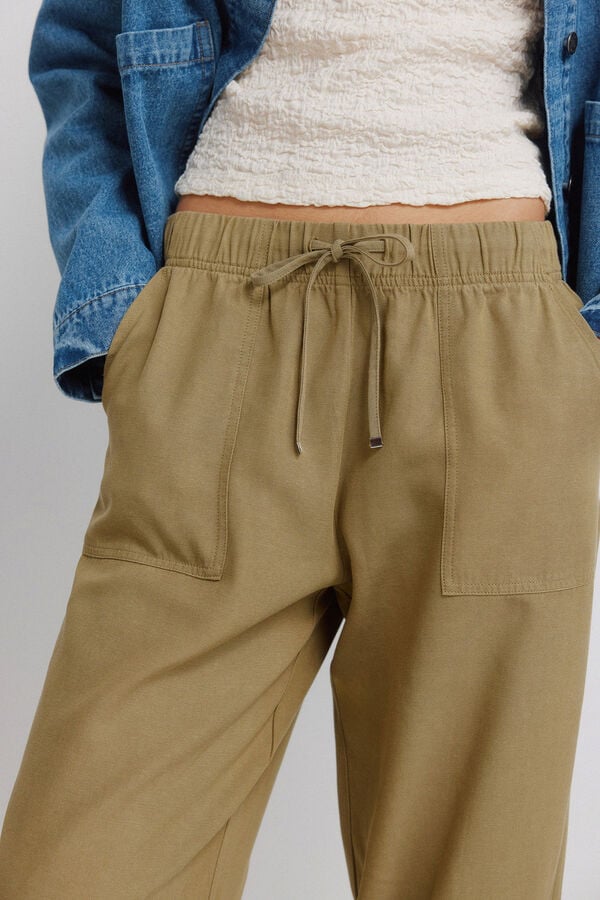 Springfield Jogger cargo trousers beige