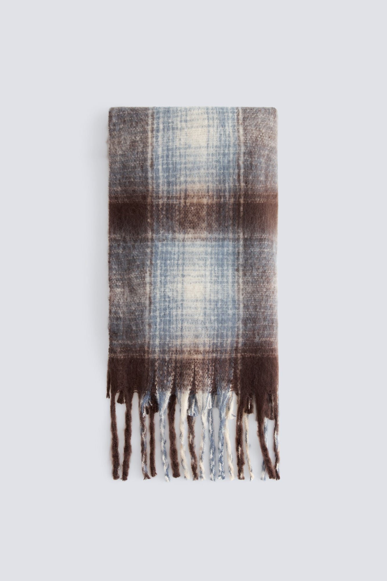 Springfield Plaid scarf with tassels