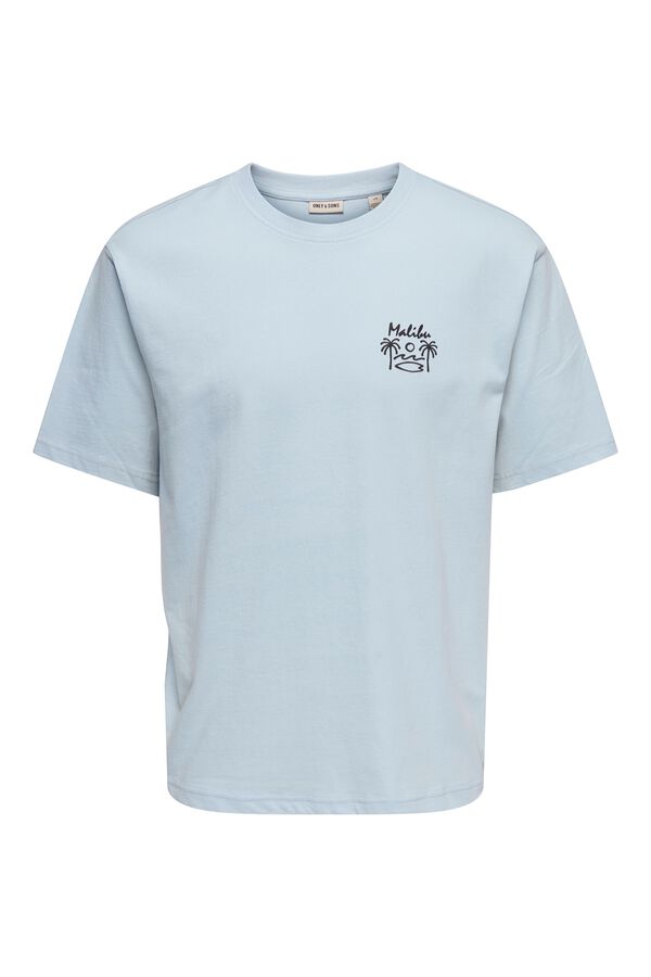 Only & Sons Camiseta manga corta azul