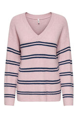 Only Jersey de rayas rosa
