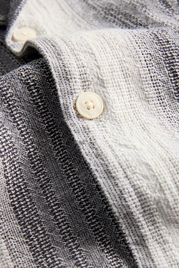 Jack & Jones Camisa resort rayas negro