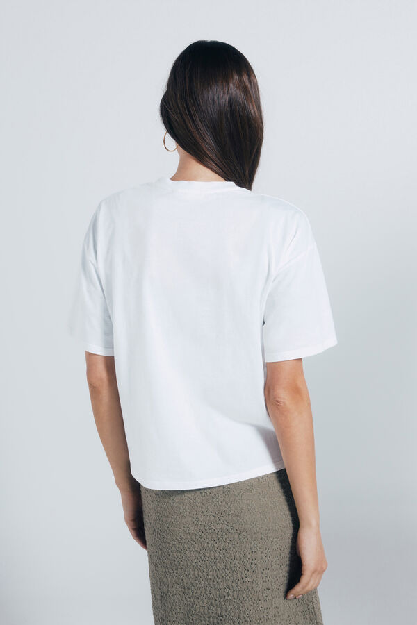 Springfield Western graphic t-shirt nude