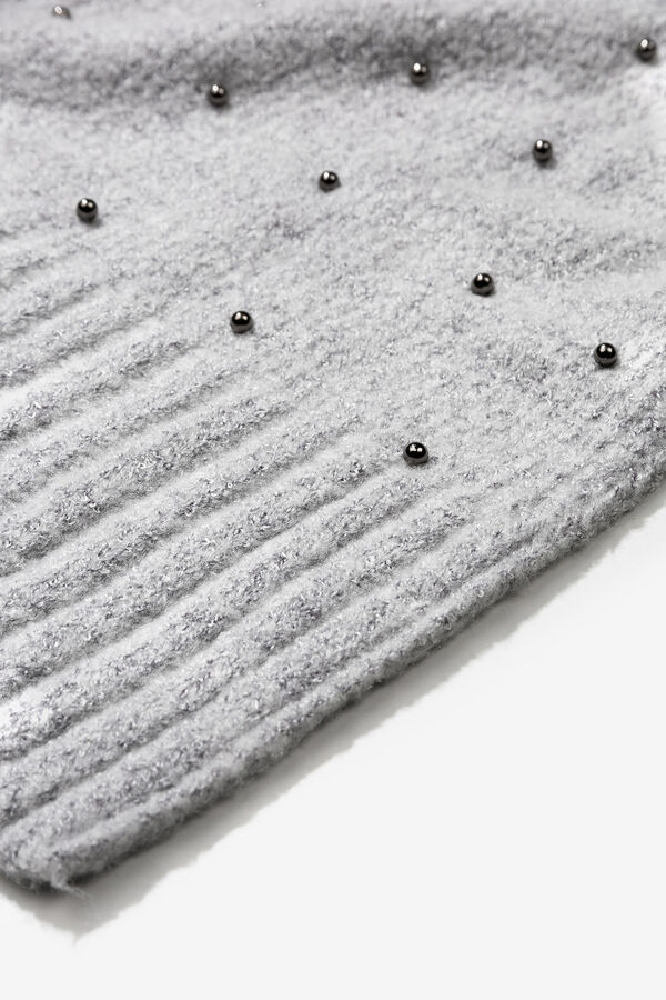 Tiffosi Set Bufanda y Gorro con Apliques gris