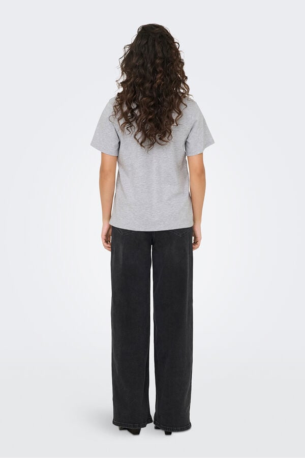 JDY Short-sleeved T-shirt Siva