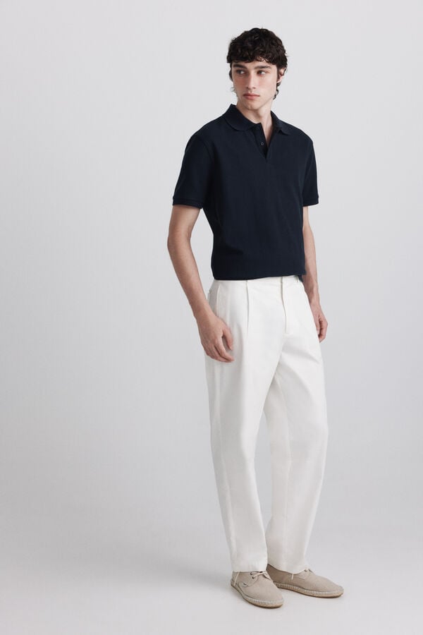 Springfield Regular fit polo shirt blue