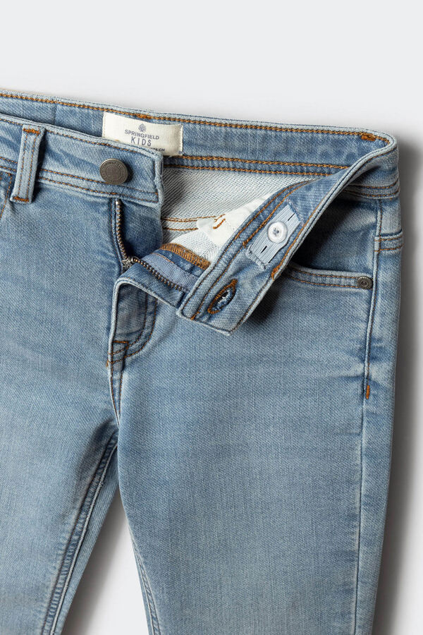 Springfield Kids Calças com cotoveleiras infantis azul