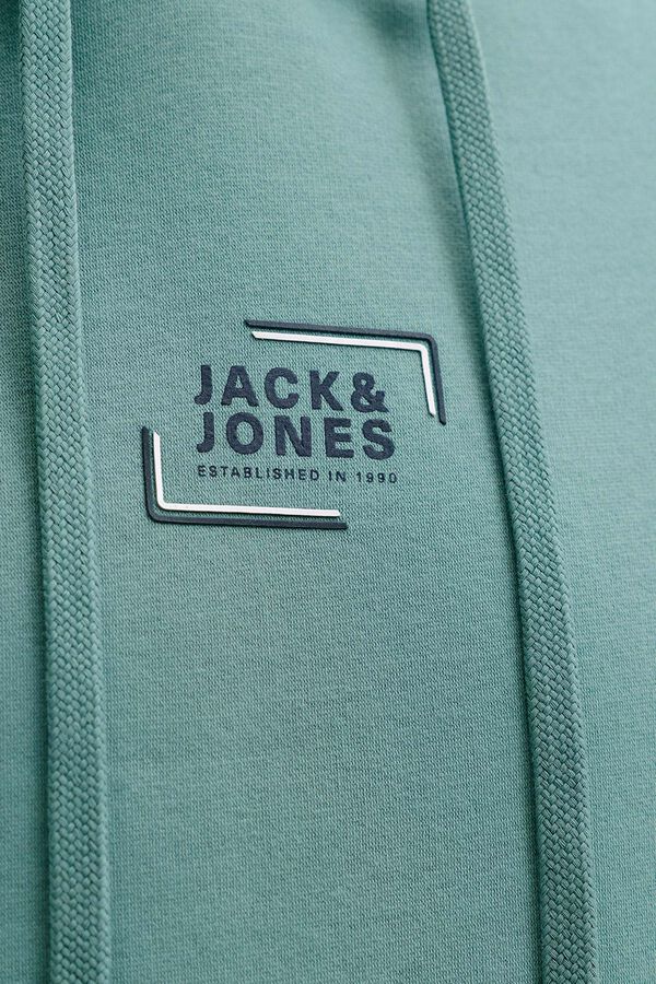 Jack & Jones Sudadera con capucha regular fit turquesa