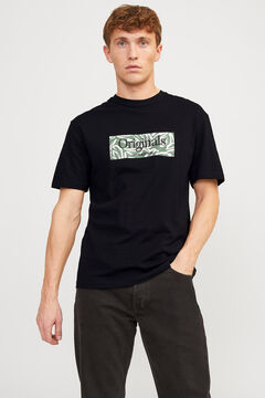 Springfield T-shirt with front print black