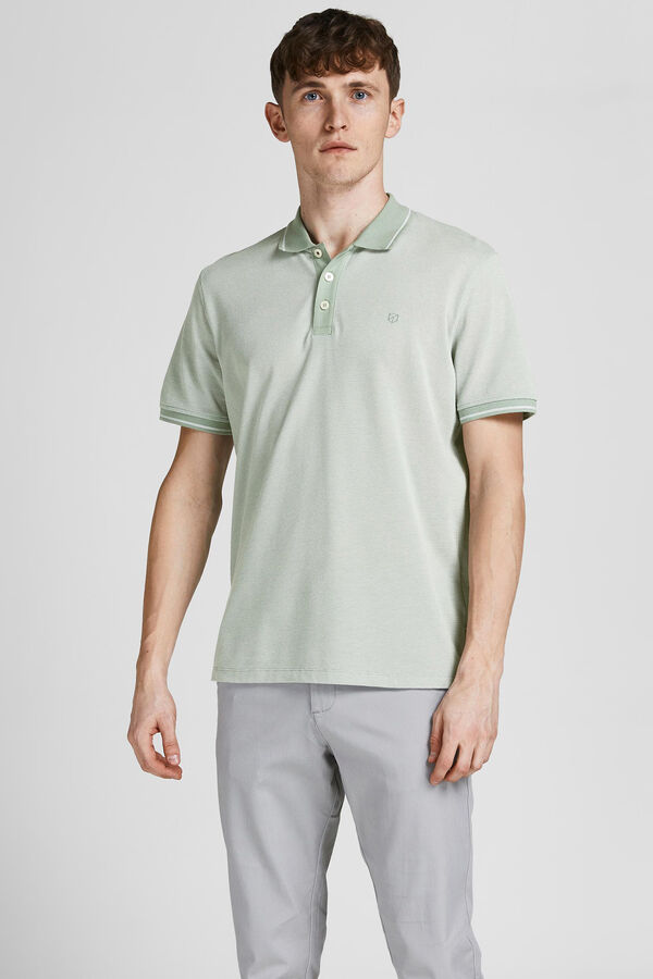Springfield Men's cotton polo shirt green