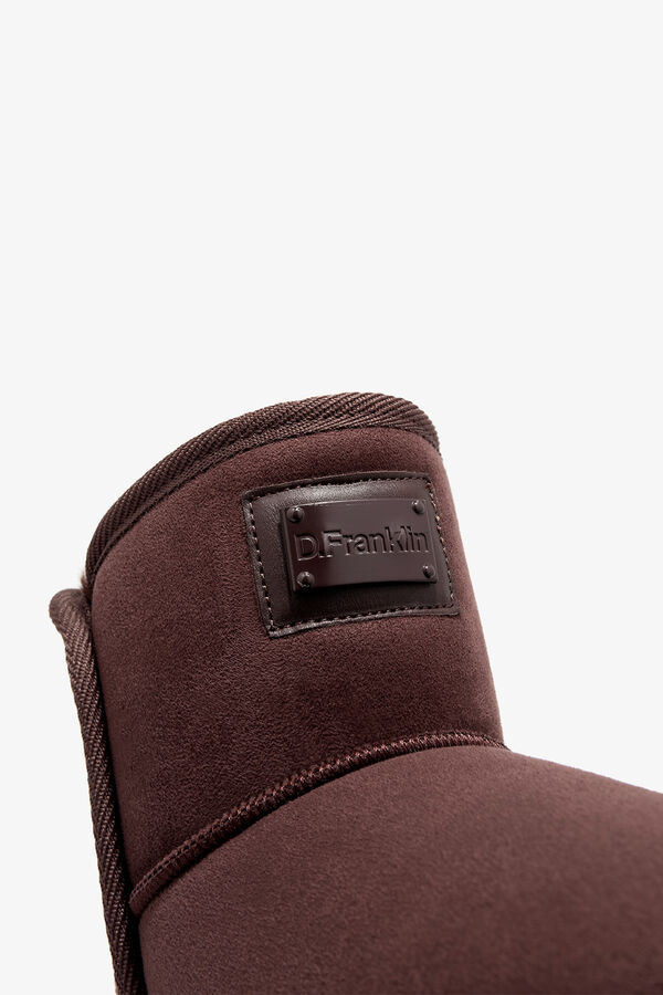 D. Franklin Low Nordic ankle boots nude