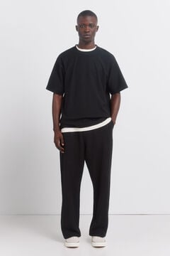 Springfield Straight jogger trousers