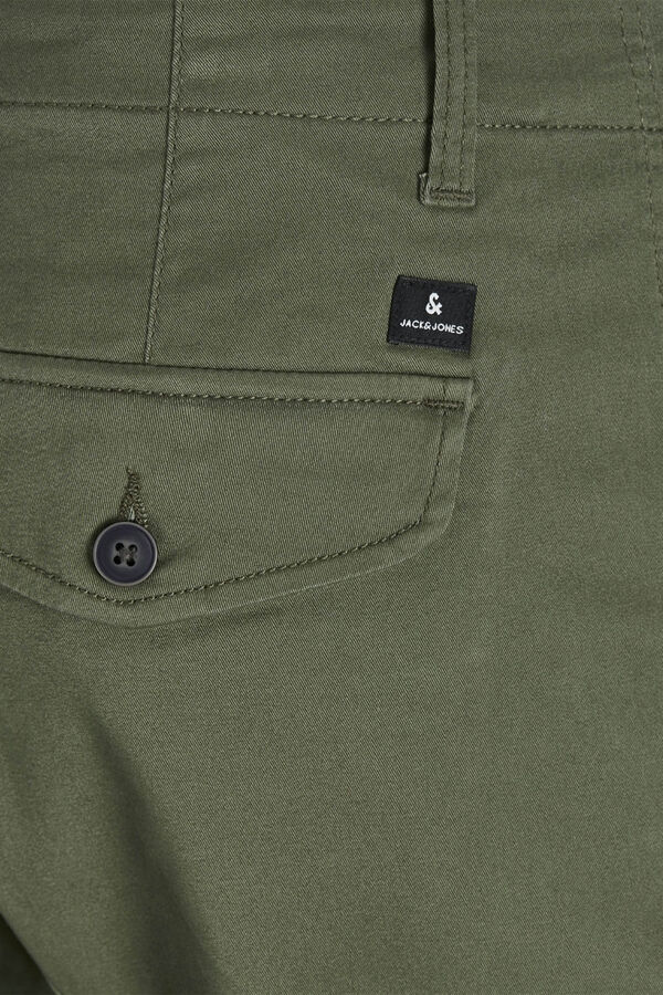 Springfield Slim fit cargo trousers green