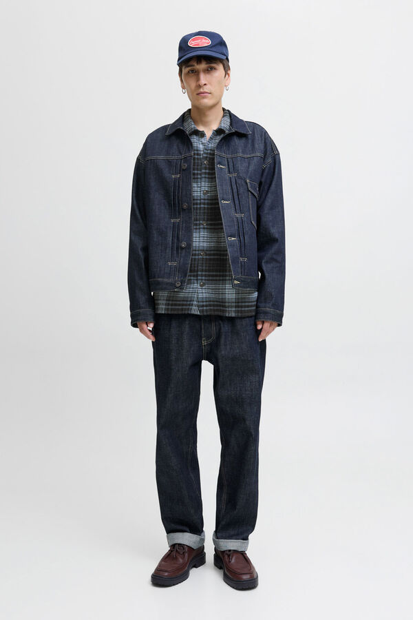 Jack & Jones Checkered overshirt Siva
