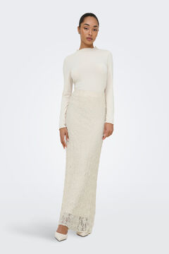 Only Falda larga de encaje