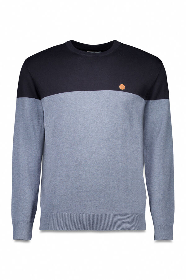 Springfield Basic color block jumper blue