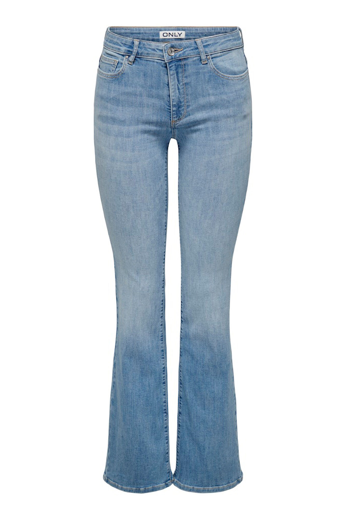 Only Jeans Flared Tiro Medio